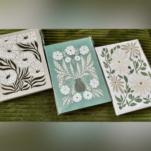 Floral Canvas Wall Art Set - Picture 1 of 5